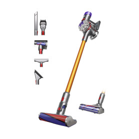 Dyson V8 Absolute™ Aspirateur Balai sans Fil – 115 AW, 40 Min d’autonomie, Brosse Motorbar Auto-démêlante, Rouleau Doux, Long su