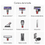 Dyson V8 Absolute™ Aspirateur Balai sans Fil – 115 AW, 40 Min d’autonomie, Brosse Motorbar Auto-démêlante, Rouleau Doux, Long su