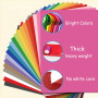 Lot de 40 feuilles de papier cartonné coloré A4, 20 couleurs feuille cartonnée 230 g/m² épais pour la fabrication de cartes, le 