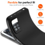 ivoler Noir Mat Coque pour Xiaomi Redmi Note 12 Pro 4G avec Protection Caméra, Ultra Mince Étui de Protection en Silicone Antich