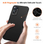 ivoler Noir Mat Coque pour Xiaomi Redmi Note 12 Pro 4G avec Protection Caméra, Ultra Mince Étui de Protection en Silicone Antich