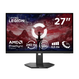 Lenovo Legion 27-10 - Écran Gaming Pro 27'' FHD (IPS, 240Hz, 0.5ms, 2X HDMI 2.1, DP 1.4, Câble HDMI, AMD FreeSync Premium) Régla