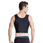 BaronHong Hommes Cacher gynécomastie Pull Poitrine liant Compression Minceur sous-vêtement mâle Corset débardeurs