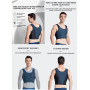 BaronHong Hommes Cacher gynécomastie Pull Poitrine liant Compression Minceur sous-vêtement mâle Corset débardeurs