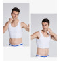 BaronHong Hommes Cacher gynécomastie Pull Poitrine liant Compression Minceur sous-vêtement mâle Corset débardeurs