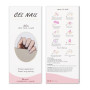 JMEOWIO Autocollant Ongles Gel UV Paillettes Rose Clair Gel Nail Art Stickers Semi-durci Stickers Ongle Deco Ongle Design Manucu
