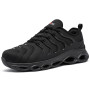 LARNMERN Chaussures de Sécurité Hommes Légere Embout Acier Confort Chaussures de Travail Mode Respirante Basket de Securite 36EU