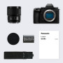 Panasonic Lumix S5M2X | Appareil Photo Hybride Plein Format + Objectif Lumix S 50mm F1.8 (24MP, AF Phase, Double Stab., Vidéo 6K