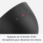 Echo Spot | Noir + WiZ Prise Connectée, Fonctionne avec Alexa - Kit de démarrage Maison connectée