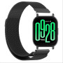 GIOPUEY Bracelet Compatible avec Xiaomi Redmi Watch 5 Active/5 Lite, Bracelet en Acier Inoxydable tressé [magnétique] Montre Bra