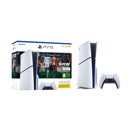 Playstation Sony, Pack Console PS5 standard, avec 1 Manette Sans Fil DualSense plus jeu EA SPORTS FC 26 (code de téléchargement)