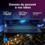 Lenovo IdeaPad Slim 3 16IRH10 - Ordinateur Portable 16'' WUXGA (Intel Core i7-13620H, RAM 16Go, SSD 1To, Intel UHD Graphique, Wi