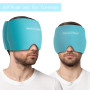 Masque Migraine - bonnet migraine relief cap, Réutilisable masque migraine et céphalées, headache hat les sinus et le stress, Co
