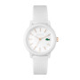 Lacoste Montre Analogique à Quartz pour Homme ou Femme de la Collection Lacoste.12.12. avec Un élégant Bracelet en Silicone à Te