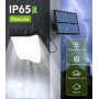 spqment Solaire Exterieur Mouvement Detecteur Lampe - 288 LED Extérieur Solaires de 3 Mouvement Détection Exterieur Solaire avec