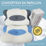 SOLAURENT Oreiller Ergonomique Cervical - Orthopédique - Cervical - Oreiller - Mémoire de Forme - Coussin Ergonomique Cervical -