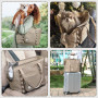 Pecute Sac de Transport pour Chien Chat, Sac à Main pour Animaux De Compagnie Sac de Voyage, Convient pour la Marche et Les acti