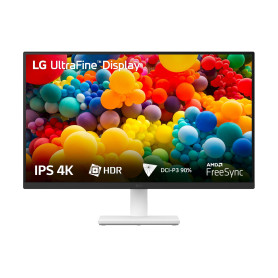 LG 27" UltraFine 4K UHD HDR10 IPS Monitor - Flachbildschirm (TFT/LCD) - 68,6 cm [Energieklasse F] (27US500-W.AEU)