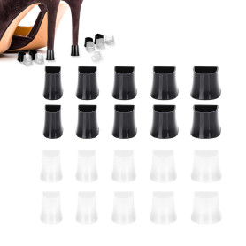 Lotbun 10 Paires Protège Talon (5 Tailles), Protège-talons Coussinet Talon Chaussure Pour Mariages à Talons Hauts Activités De P