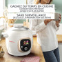 Moulinex, Cookeo Multicuiseur intelligent 6L, 150 recettes intégrées, Cuisson sans surveillance, Ecran intuitif, Guide de cuisso