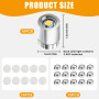 10 Pcs Mini Lumières LED pour Maison de Poupée, Mini Lampe Led avec Batterie, Lumières à Faire Soi-Même, Petite Lampe LED pour B