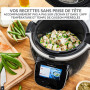Moulinex Cookeo Touch Wifi Multicuiseur intelligent haute pression + moule à gâteaux 18 cm, 6 L, Ecran tactile, 250 recettes int