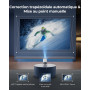 [App intégrée & Auto Keystone] Vidéoprojecteur 4K Supporte 20000 Lumens 2025 Mini Projecteur Portable avec Android TV WiFi 6 Blu