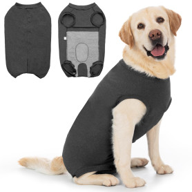 Cyponpy Body Chien Post Operatoire Femelle Male Castration Chemises pour Chiens Body Medical pour Chien Après Opération Anti Lec