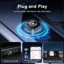 KANANAFEEL CarPlay sans Fil, Adapté aux véhicules équipés de CarPlay Filaire, Plug-and-Play pour Une Connectivité Rapide et Stab