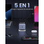 UGREEN Nexode 100W 5 Ports Chargeur USB C Rapide Tech GaNInfinity Prise Secteur Compatible avec iPhone 17 Pro Max Air 16 Plus 15