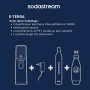 SodaStream E-TERRA Machine à Eau Pétillante et Soda Électrique | Pack 1 Bouteille 1L Compatible Lave-Vaisselle + 1 Recharge de G