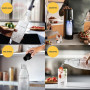SodaStream E-TERRA Machine à Eau Pétillante et Soda Électrique | Pack 1 Bouteille 1L Compatible Lave-Vaisselle + 1 Recharge de G