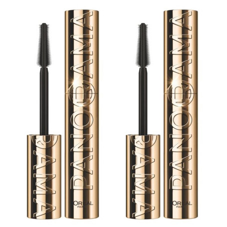 L'Oréal Paris - Mascara Volume Panoramique - Sans Paquet - Panorama Volume Millions de Cils - Noir - Lot de 2