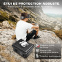 LEKUFEE Boîte Rigide Imperméable pour Drone DJI Neo, Bundle Motion Fly More DJI Neo, DJI Goggles N3/3/2/Goggles Integra, DJI RC 