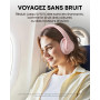 Soundcore Q20i Casque Bluetooth sans fil reducteur de bruit hybride active by Anker, Casque Over Ear, jusqu'à 40 Heures d'autono