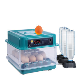 Hoapin Couveuse Oeuf Automatique, Couveuse Automatique pour 15-16 Œufs avec Surveillance de l'humidité, Retournement Automatique