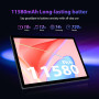 LEVIRTU Tablette 14 Pouces Android 14 Tablets, 256GB ROM(Expand to 2TB), 36GB(12+24) RAM, Octa-Core 2.0GHz,11580mAh Battery, 200