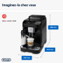 De'Longhi Magnifica Evo, Machine à Café et Cappucino avec Broyeur à Grains, ECAM292.81.B, Noir