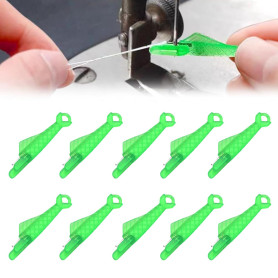 10 pièces enfile-aiguilles, aide à l'enfilage pour aiguilles à coudre, enfile-aiguille pour machines à coudre, enfile-aiguilles 