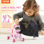 VEVOR Robot Jouet Enfants Télécommandé Chat RC Intelligent, Télécommande Programmable, Contrôle Tactile, Jouet Robotique pour Ca