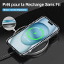 Jupitrix Coque for iPhone 15 6,1 Pouces, Coque Transparente Anti-Jaunissement Telephone Case Antichoc Housse Mince Étui de Prote
