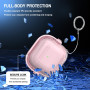 R-Fun pour Étui AirPods 4 avec Verrouillage Sécurisé & Kit De Nettoyage, Coque Protectrice Anti-Choc Anti-Chute pour Casque Audi