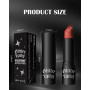 Rouge à Lèvres Mat Pailleté Métallique-Très Pigmenté et Chatoyante Rouge Lip Gloss, Brillant Rouges à Lèvres Longue Tenue Résist