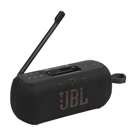 JBL Tuner 3 Radio Portable Dab/Dab+/FM avec Bluetooth, 6 préréglages, 15 h d'autonomie, étanchéité IP68, Connexion Multi-Enceint