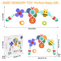 Gaethra Arche de Poussette, Jouets musicaux Mobiles Honeybee Crib, Jouet à emporter avec Support d'activité sensorielle Pliable 