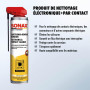 SONAX Produit de nettoyage pour contacts Électroniques (400 ml) nettoyant rapide pour connecteurs et composants électriques | Ré