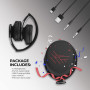 PowerLocus Edge Casque Bluetooth sans Fil, Casque sans Fil sur l'oreille, Hi-FI Stéréo, Micro SD/TF, Écouteurs avec Microphone I
