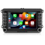 AWESAFE Autoradio Android carplay pour Golf 5 6 VW Passat Polo Seat Skoda, 7 “ HD écran Tactile, intégré Bluetooth carplay Andro
