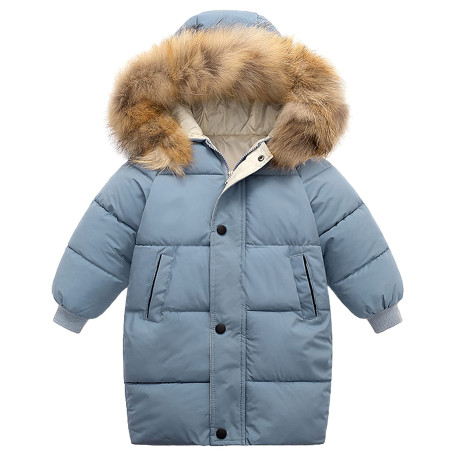 amropi Enfant Fille Manteau Parka Epaisse Veste à Capuche Chaud Hiver Blouson pour 2-10 Ans