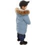 amropi Enfant Fille Manteau Parka Epaisse Veste à Capuche Chaud Hiver Blouson pour 2-10 Ans